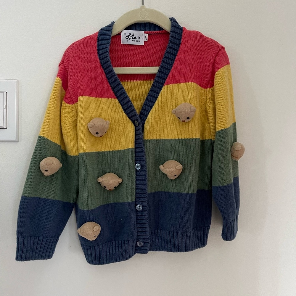 Lola + The Boys Multicolor Knit Cardigan
